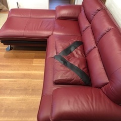 カウチソファー　合皮仕様