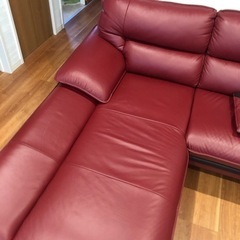 カウチソファー　合皮仕様