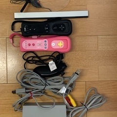 【中古】Wiiリモコン黒、ピンクその他周辺アクセサリー