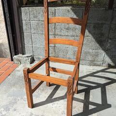 木製の椅子　輸入品