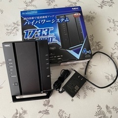 美品 NEC Wi-Fiホームルータ Aterm PA-WG26...