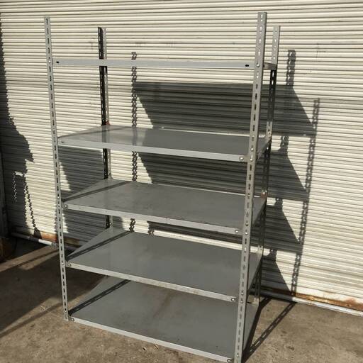WY2/36 中量ラック スチールラック 5段 中量棚 重量棚 倉庫棚 業務用棚 W1200×D600×H1900mm ★直接引き取り限定