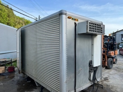 No.571 アルミバン 2t 車 アルミ 箱 バイク 倉庫 トラック コンテナ