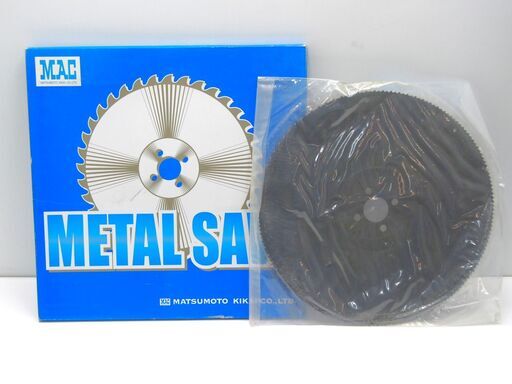 【未使用】新品 マック メタルソー HSS 外径370mm 厚み3.0mm 内径40mm エンゼル
