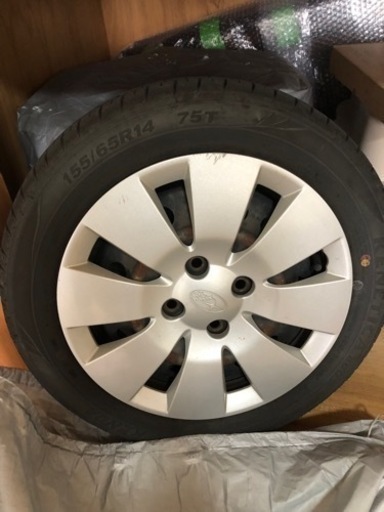 夏タイヤ4本　155/65R14