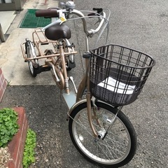 K2305-171シニア自転車cogelu lively 三輪ALカゴ付き　3段ギア付き