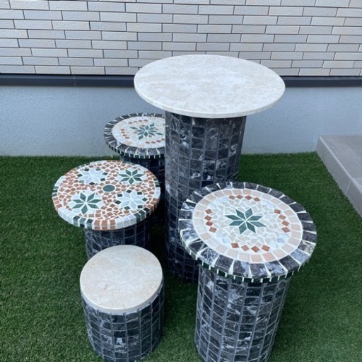 大理石　花台
