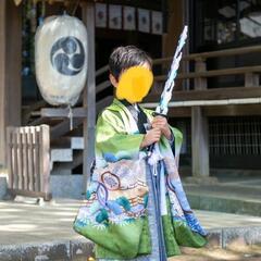七五三　5歳　男の子　羽織り　袴　セット