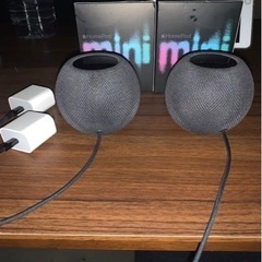 Apple Home Pod mini スペースグレイ 2台セット HomePod Mini 2台スペースグレイ