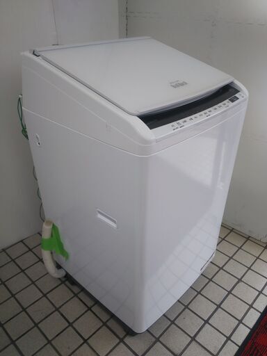 階段配送不可 日立 洗濯乾燥機 8.0k BW-DV80E 2019 N23-418 高く買取るゾウ八幡西店