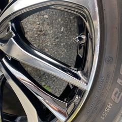 値段下げました。程度良　weds ホイール LEONIS    195/45ZR17 85w  KUMHO ECSTA  