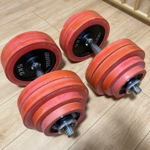 IROTEC（アイロテック）ラバーダンベル 60KG セット