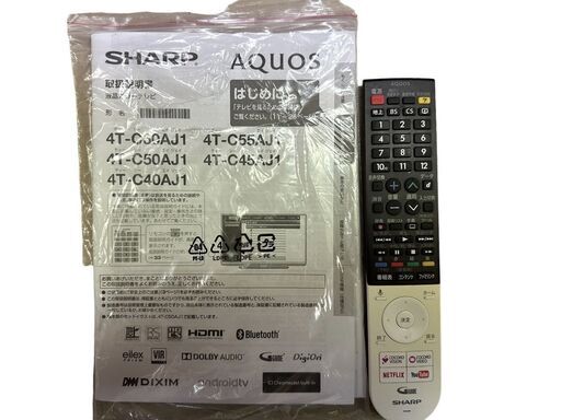 JY SHARP AQUOS 60V型 4K対応液晶カラーテレビ androidTV 4T-C60AJ1