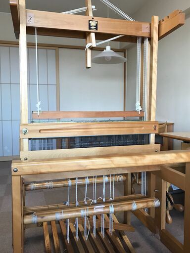 東京手織機 MINIROOMミニルーム・KM-520 ろくろ式 織幅：５５cm
