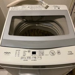 洗濯機　2018年製　アクア　⭐︎受け渡し予定者決定
