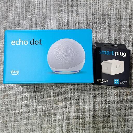 【新品未開封】Echo dot第4世代スマートスピーカープラグセット