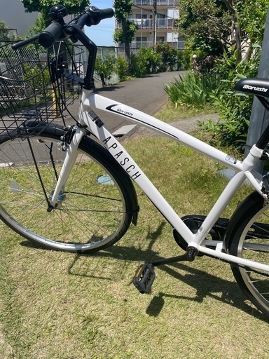 自転車 27インチ オートライト 6段変速 丸石自転車27インチ6段変速ギア、