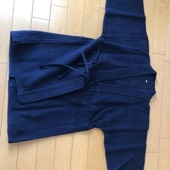 【中古剣道着】美品 小学高学年 藍染道衣 着用数回