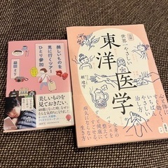 東洋医学の本など2冊セット☆美品⭐︎期間限定値下げ