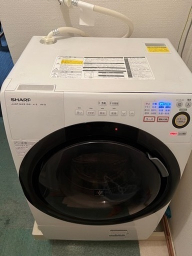 洗濯機 Sharp ES-S60-WL