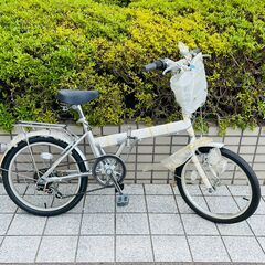 新車 折りたたみ自転車 20インチ ミニベロ シマノ6段ギア カ...
