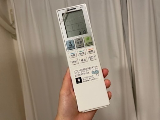 ID 994067 エアコン シャープ2.2K 6～8畳用 冷暖房 2019年製 AY-J22EE7