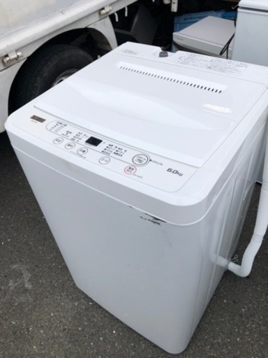配送可能　ヤマダ電気　 YWMT60H1(ホワイト) 全自動洗濯機 上開 洗濯6kg
