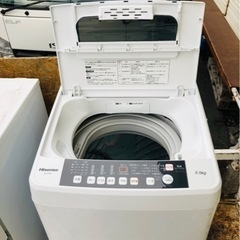 配送可能　2018年　ハイセンス 全自動 洗濯機 5.5kg H...