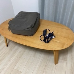 【美品】無印良品　楕円形こたつ　大 無印良品 こたつ 楕円形