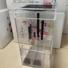 アクリルミニオーバーフロー水槽 【変えれま水位】 キューブタイプ