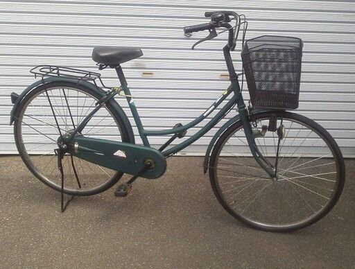 26インチ 自転車 モスグリーン