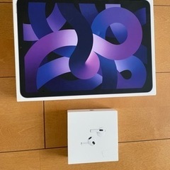 空き箱　iPad Air (第5世代) 64G & AirPods