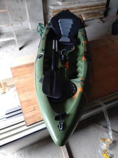カヤック 12ft ラダー付き 美品 ドーリー付き
