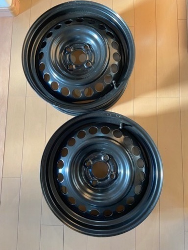 日産 ノート E13 純正スチールホイール&ホイールキャップセット | w2