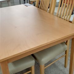 ☆ジモティ割あり☆ NITORI ダイニングセット ライトブラウン H70×D78