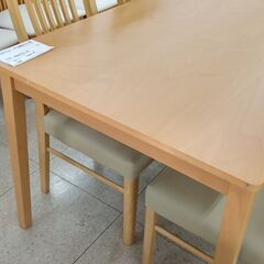 ☆ジモティ割あり☆ NITORI ダイニングセット ライトブラウン H70×D78 