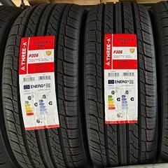 🌞215/60R16⭐工賃込み！新品未使用！エスティマ、マークX、オデッセイ、ヴェゼル、CX-3、MPV、フォレスター、レガシーランカスター等に！THREE-A製サマータイヤ入荷しました🌞