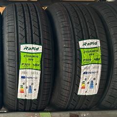 🌞215/60R16⭐工賃込み！新品未使用！エスティマ、マークX、オデッセイ、ヴェゼル、CX-3、MPV、フォレスター、レガシーランカスター等に！Rapid製サマータイヤ入荷しました🌞