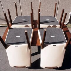 Karimoku カリモク家具 ダイニングセット 5点セット テーブル+椅子4脚 状態良好-EVISU ジーンズ