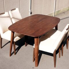 Karimoku カリモク家具 ダイニングセット 5点セット テーブル+椅子4脚 状態良好