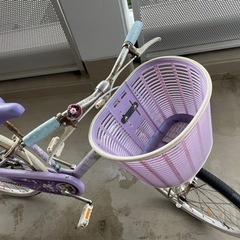 ブリヂストン自転車　女の子　紫