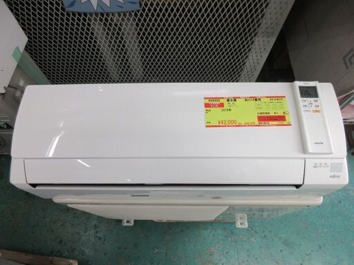 K04223　富士通　中古エアコン　主に14畳用　冷房能力　4.0KW ／ 暖房能力　5.0KW
