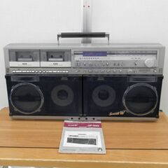 シャープ FM・AMラジオ付ステレオカセットテープレコーダー G...