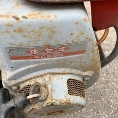 動作確認管理機　小型耕耘機