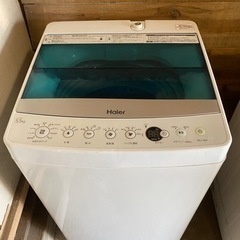 Haier  洗濯機JW-C55A(W)2017年製