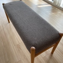 モモナチュラル ベンチチェア ダイニングチェア