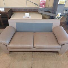 7/7（金）まで商談中【愛品倶楽部柏店】　カリモク　本革２人掛けソファー　ＺＵ２８シリーズ