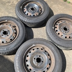 175/65R14 純正ホイール、タイヤ、ホイールキャップ