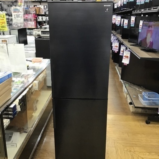 #E-22【ご来店頂ける方限定】SHARPの2ドア冷凍冷蔵庫です