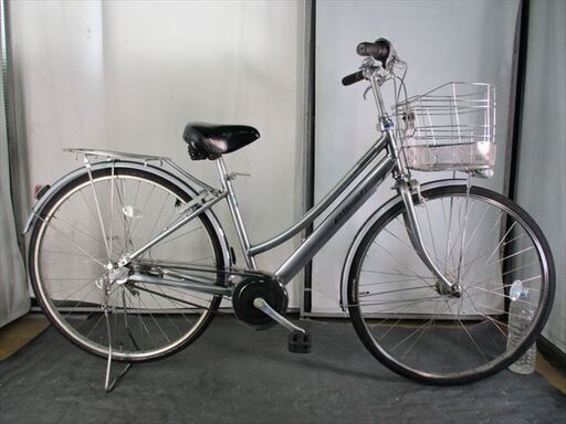 C741　限定特価　整備済み★ブリヂストン　アルベルト★ 中古自転車 【27インチ　シルバー 】